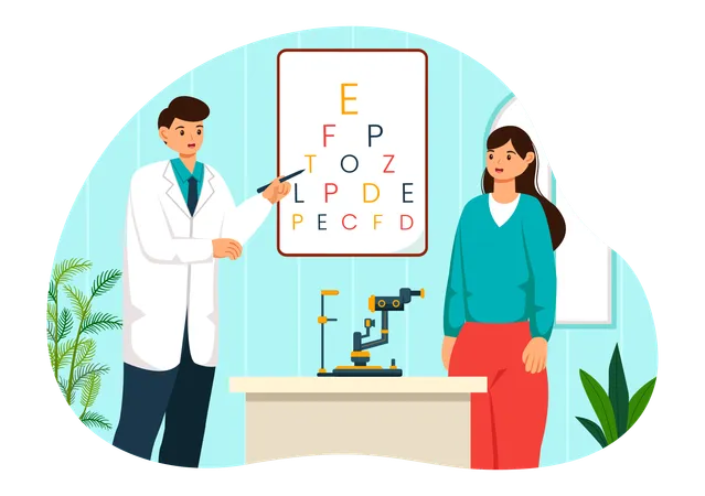 Eye Doctor  Illustration