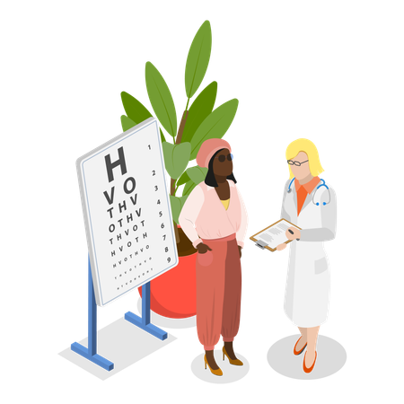 Eye Sight Improvement  Illustration