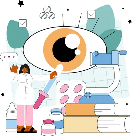 Eye surgery  Illustration