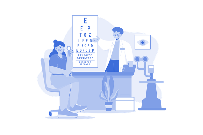 Eye Test  Illustration