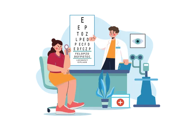 Eye Test Illustration