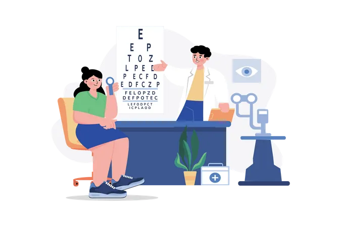 Eye Test Illustration