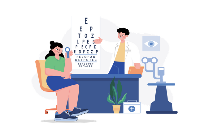 Eye Test  Illustration