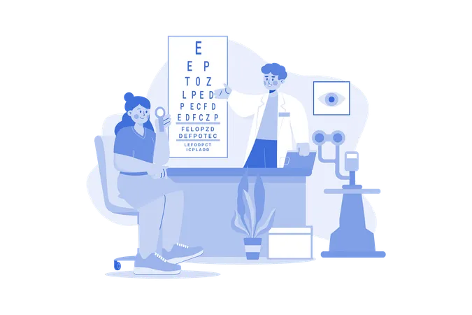 Eye Test  Illustration