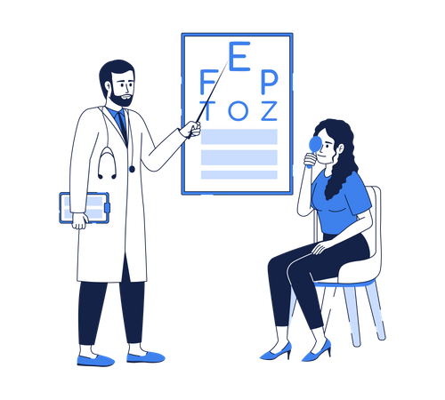 Eye test  Illustration