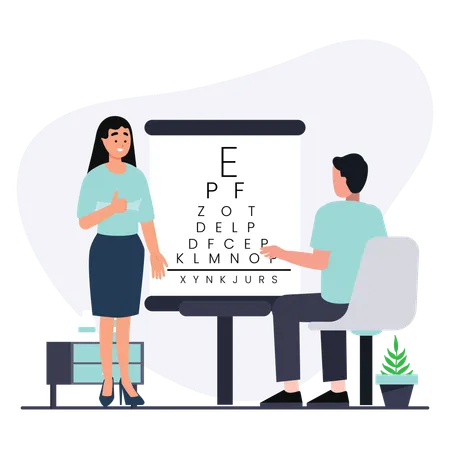 Eye Test  Illustration