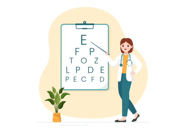 Eye test  Illustration