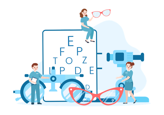 Eye test  Illustration