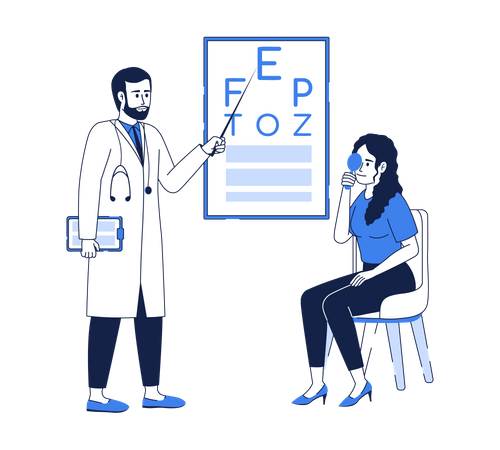 Eye test  Illustration