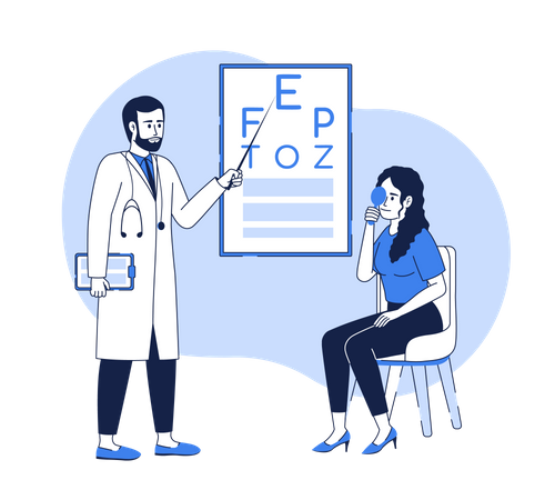 Eye test  Illustration