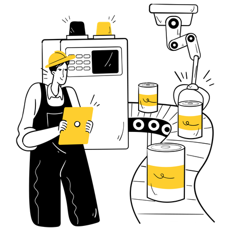 Fabrication automatisée  Illustration