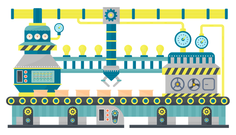 Fabrikanlage  Illustration