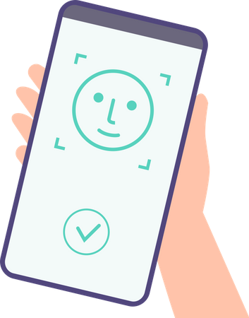 Face Id Protection  일러스트레이션