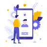 illustration for face id