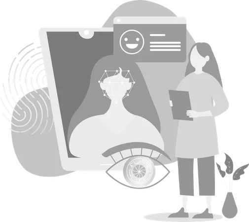 Face Identification  Illustration