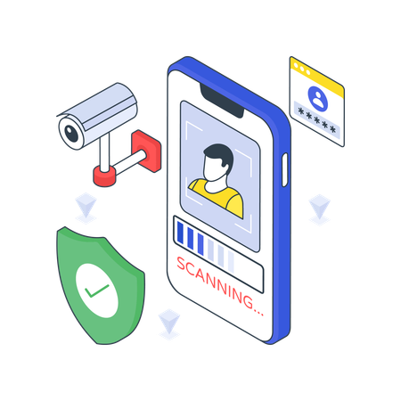 Face Recognition  Illustration