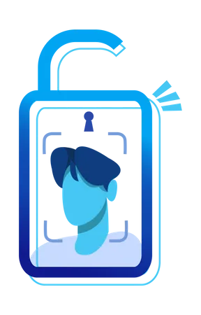 Face recognition  Illustration