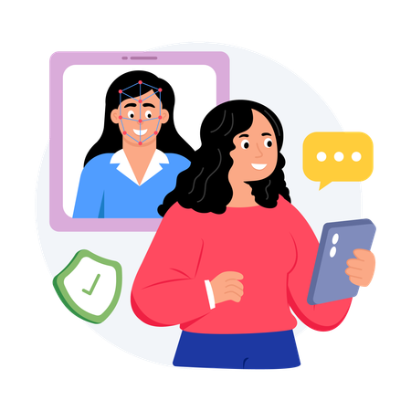 Face Recognition  Illustration