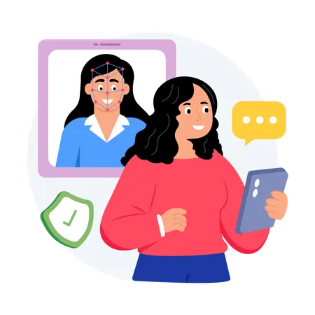 Face Recognition  Illustration