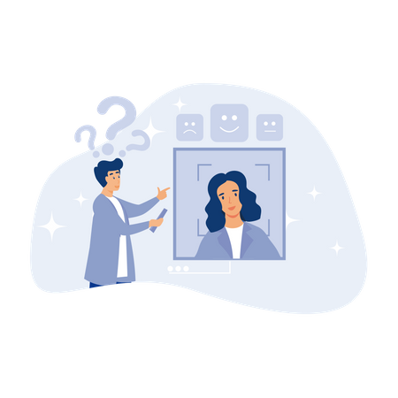 Face recognition  Illustration