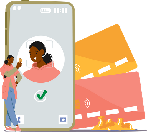 Face Recognition System  Illustration