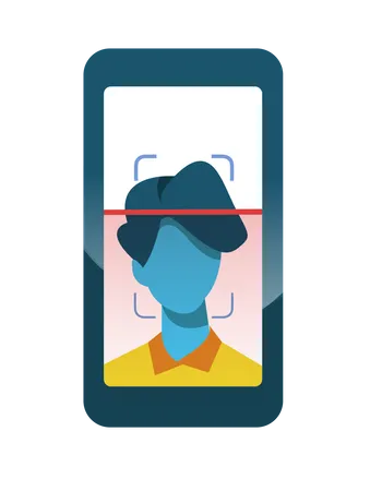 Face Scanner  Illustration