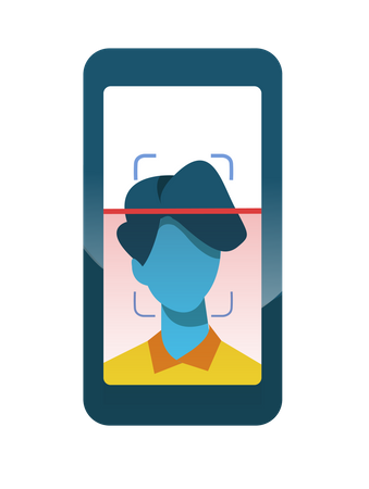 Face Scanner  Illustration