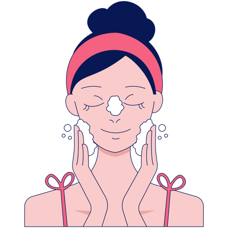 Facial Wash  Illustration