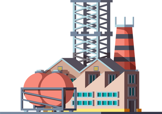 Factory  Illustration