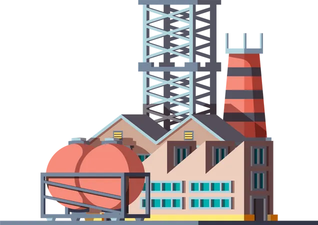 Factory  Illustration