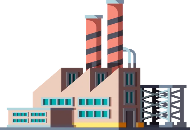 Factory building  Illustration