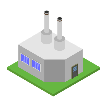 Factory Building  Illustration