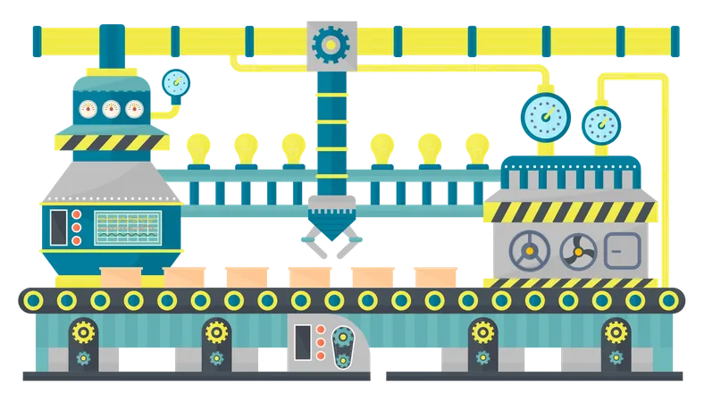 Factory Facility  Illustration