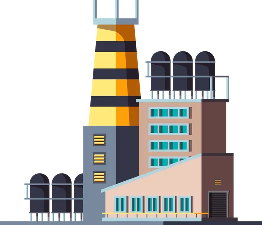 Factory  Illustration