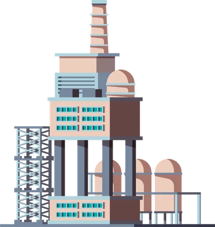 Factory  Illustration