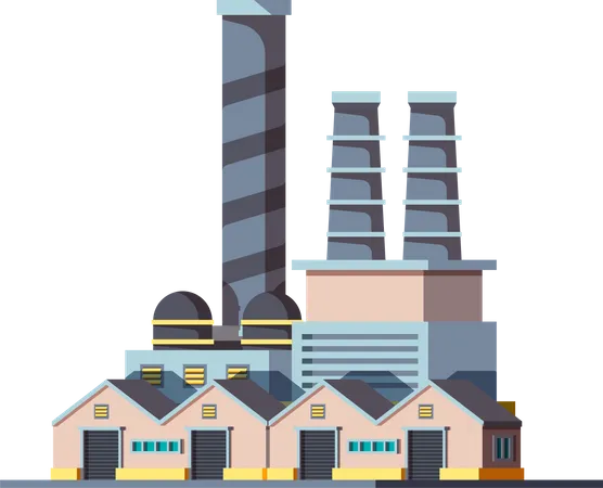 Factory  Illustration