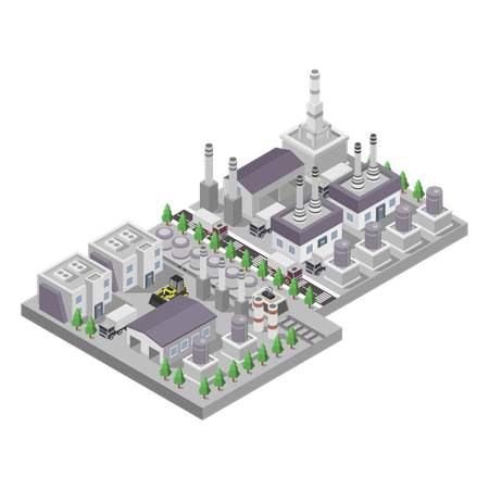 Factory  Illustration