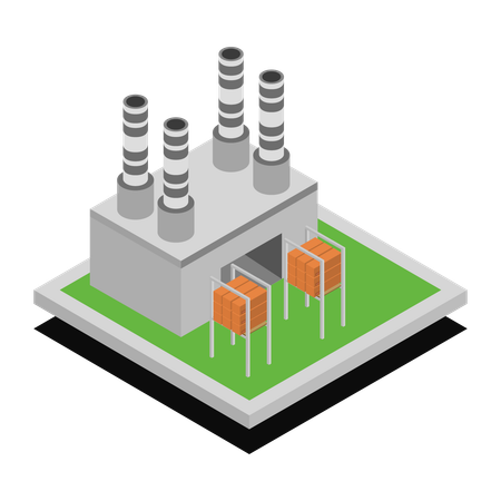 Factory  Illustration
