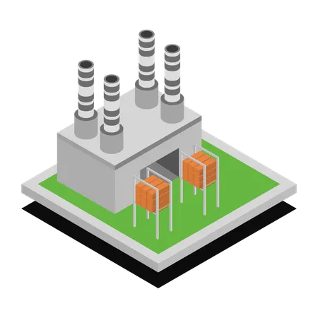 Factory  Illustration