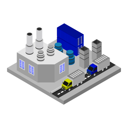 Factory  Illustration