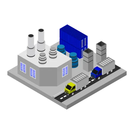 Factory  Illustration