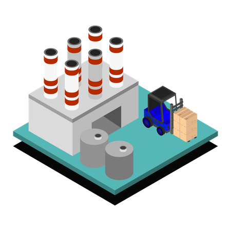Factory  Illustration