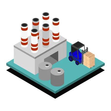 Factory  Illustration