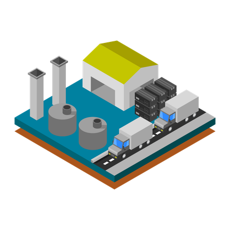 Factory  Illustration