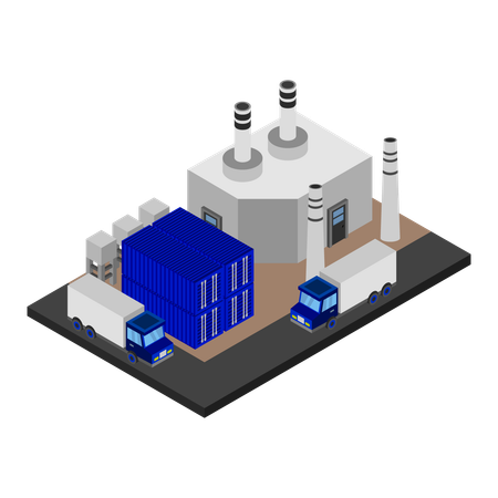 Factory  Illustration