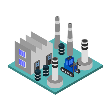 Factory  Illustration