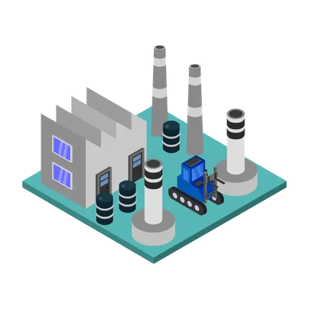 Factory  Illustration
