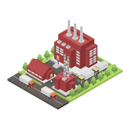 Factory  Illustration