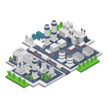 Factory  Illustration