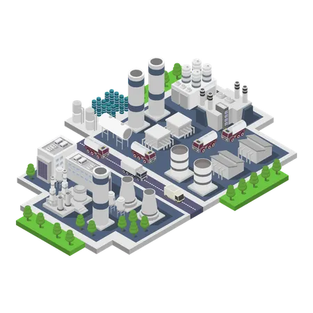 Factory  Illustration